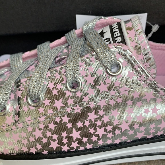 CONVERSE CTAS OX PINK GLAZE/SILVER WHITE WMNS - Picture 5 of 15